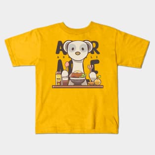 Cute Animal Character Kids T-Shirt